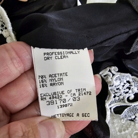 Vintage Gunne Sax • Black Velvet Dress - Picture 8 of 11